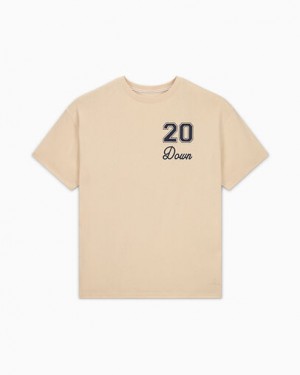 Beige White Converse Converse x Patta Gold Standard Women T Shirts Singapore | C-05816499