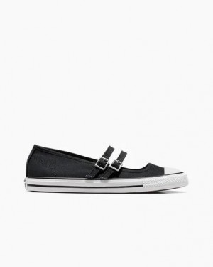 Black Converse Chuck Taylor All Star Dainty Women Mary Jane Singapore | C-48653029