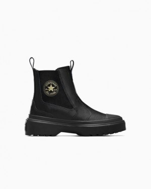 Black Converse Chuck Taylor All Star Lugged Kids' Boots Singapore | C-78264909