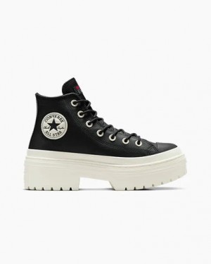 Black Converse Chuck Taylor All Star Lugged Heel Platform Waterproof Women Boots Singapore | C-13840929