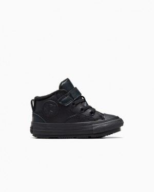 Black Converse Chuck Taylor All Star Malden Street Kids' Boots Singapore | C-86397159
