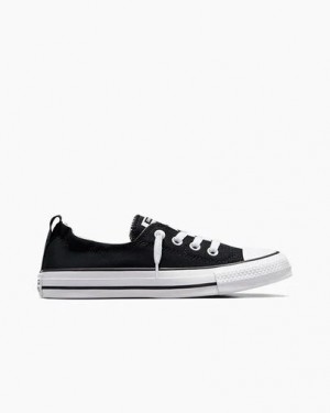 Black Converse Chuck Taylor All Star Shoreline Women Slip On Shoes Singapore | C-69184509