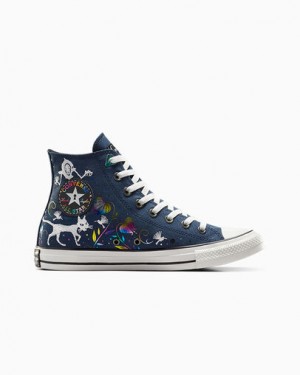 Black Converse Converse x Coraline Chuck Taylor All Star Men Sneakers Singapore | C-26347599