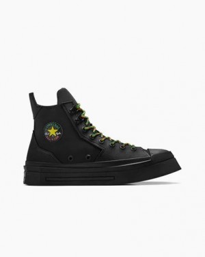 Black Converse Converse x Daily Paper Chuck 70 De Luxe Squared Women Sneakers Singapore | C-36918579