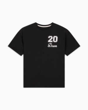 Black Converse Converse x Patta Gold Standard Women T Shirts Singapore | C-81579209