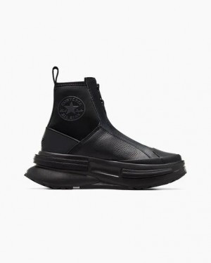 Black Converse Run Star Legacy Chelsea CX Luxe Workwear Men Platform Shoes Singapore | C-91530829