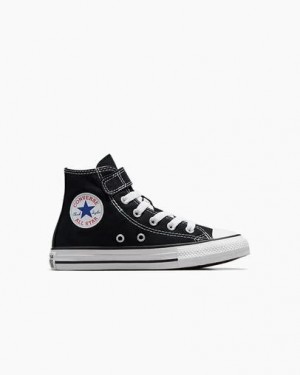 Black / Beige / White Converse Chuck Taylor All Star 1V Easy-On Kids' Sneakers Singapore | C-79650819