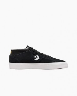 Black / White Converse CONS Louie Lopez Pro Suede and Leather Men Skate Shoes Singapore | C-62781499