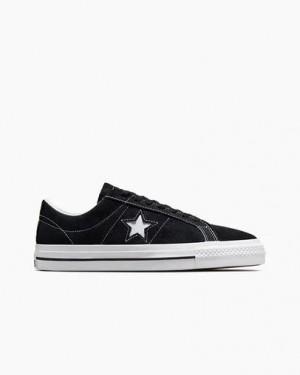 Black / White Converse CONS One Star Pro Suede Men Skate Shoes Singapore | C-81406739