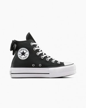 Black / White Converse Chuck Taylor All Star Lift Women Platform Shoes Singapore | C-02394719