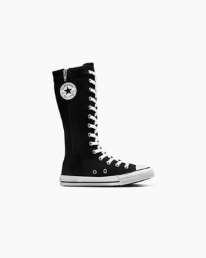 Black / White Converse Chuck Taylor All Star XHi Kids' Sneakers Singapore | C-08796329
