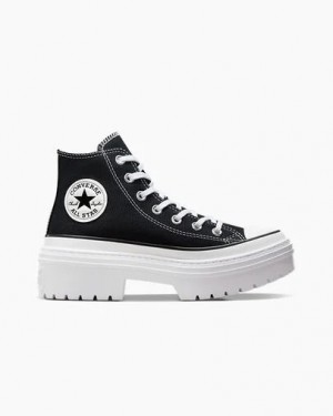 Black / White Converse Chuck Taylor All Star Lugged Heel Women Platform Shoes Singapore | C-01285349