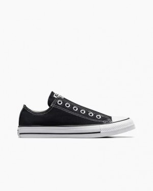 Black / White Converse Chuck Taylor All Star Women Slip On Shoes Singapore | C-48612509