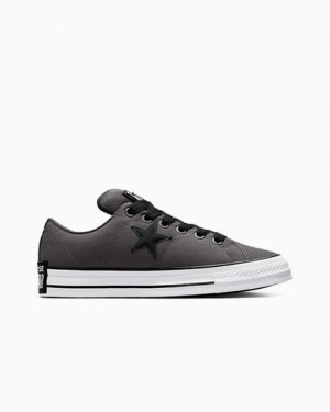 Black / White Converse One Star Puff Women Skate Shoes Singapore | C-95124679