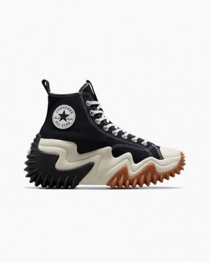 Black / White / Orange Converse Run Star Motion Women Platform Shoes Singapore | C-89610279