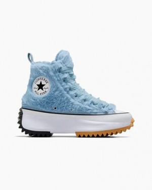 Blue / White / Black Converse Run Star Hike Women Platform Shoes Singapore | C-50917649