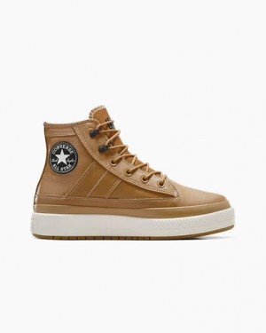 Brown / Brown Converse Chuck Taylor All Star Equip Waterproof Men Boots Singapore | C-06487359