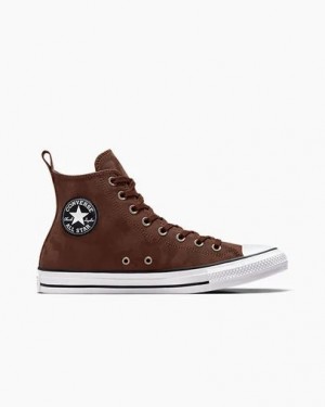 Brown / Brown / White Converse Chuck Taylor All Star TecTuff Waterproof Men Boots Singapore | C-97582409
