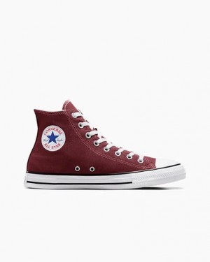 Burgundy Converse Chuck Taylor All Star Women Canvas Shoes Singapore | C-26370489