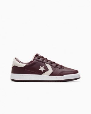 Burgundy / Purple / White Converse CONS Fastbreak Pro Leather & Nylon Men Skate Shoes Singapore | C-84603519