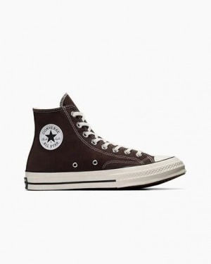 Dark Brown / Black Converse Chuck 70 Women Canvas Shoes Singapore | C-23678149