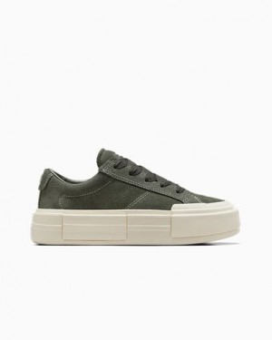 Green Converse Cruise Suede Women Sneakers Singapore | C-14278369