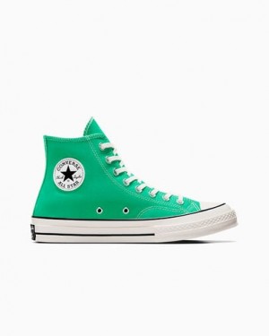 Green / Black Converse Chuck 70 Women Canvas Shoes Singapore | C-81329079