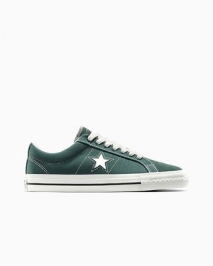 Green / Black / White Converse Converse x thisisneverthat One Star Pro Women Skate Shoes Singapore | C-24837569