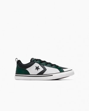 Green / Black / White Converse Pro Blaze Kids' Sneakers Singapore | C-91307259