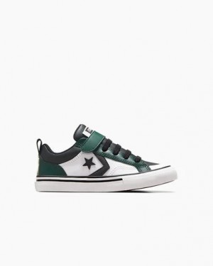 Green / Black / White Converse Pro Blaze Kids' Sneakers Singapore | C-18092739