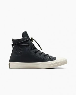 Grey Converse Chuck Taylor All Star Weatherized Leather Men Sneakers Singapore | C-06972319
