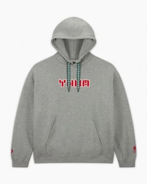 Grey Converse Converse x Liverpool FC Logo Men Hoodie Singapore | C-70589329