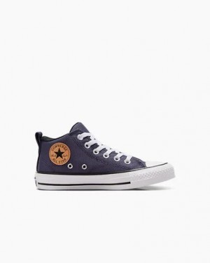 Grey Purple / White Converse Chuck Taylor All Star Malden Street Kids' Boots Singapore | C-17924039