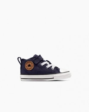 Grey Purple / White Converse Chuck Taylor All Star Malden Street Kids' Canvas Shoes Singapore | C-98125349