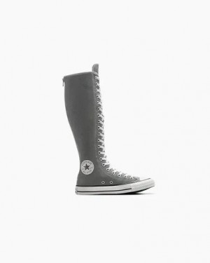 Grey / Black / White Converse Chuck Taylor All Star XXHi Women Sneakers Singapore | C-48503719