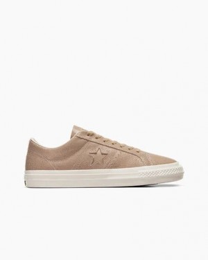 Khaki Converse CONS One Star Pro Snake Suede Men Skate Shoes Singapore | C-63149759