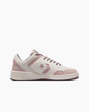 Khaki Grey / Purple Converse Converse x A Ma Manière Weapon Women Tennis Shoes Singapore | C-07139689