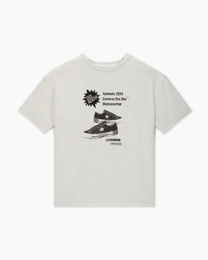 Light Grey Converse Converse x thisisneverthat Grid Men T Shirts Singapore | C-80169549