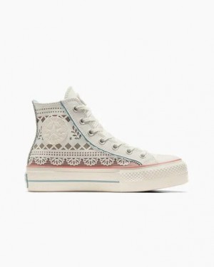 Multicolor Converse Chuck Taylor All Star Lift Day Of The Dead Men Platform Shoes Singapore | C-78961539