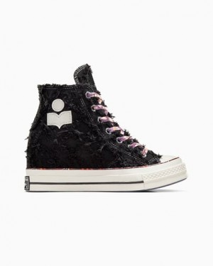 Multicolor Converse Converse x Isabel Marant Chuck 70 Wedge Men Platform Shoes Singapore | C-30625749