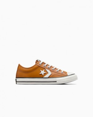 Multicolor Converse Star Player 76 Leather Kids' Sneakers Singapore | C-31276509