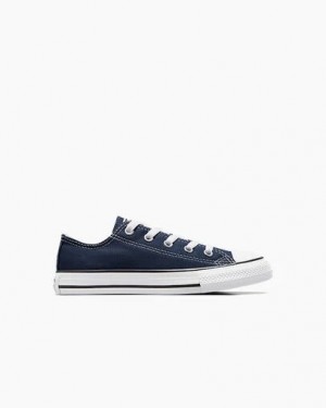 Navy Converse Chuck Taylor All Star Classic Kids' Sneakers Singapore | C-71532099