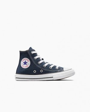 Navy Converse Chuck Taylor All Star Classic Kids' Sneakers Singapore | C-39126709