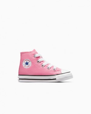 Pink Converse Chuck Taylor All Star Classic Kids' Sneakers Singapore | C-23587199