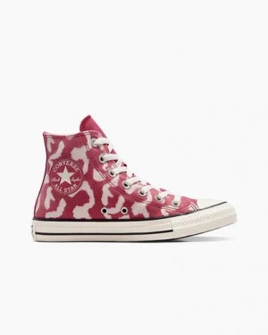 Pink Converse Chuck Taylor All Star Leopard Remix Women Sneakers Singapore | C-63528979