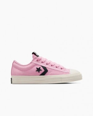 Pink / Grey Converse Star Player 76 Women Sneakers Singapore | C-20489679