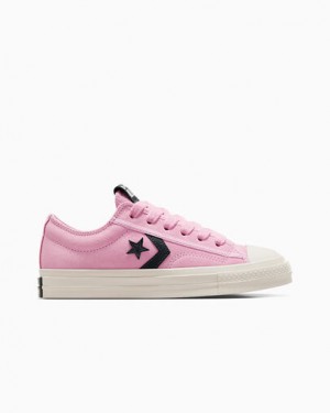 Pink / Grey Converse Star Player 76 Women Sneakers Singapore | C-10836479