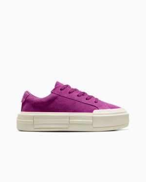 Purple Converse Cruise Suede Women Sneakers Singapore | C-40678219