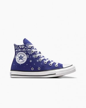 Purple / White / Black Converse Chuck Taylor All Star Men Sneakers Singapore | C-04385619