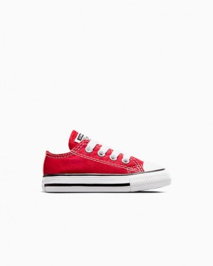 Red Converse Chuck Taylor All Star Classic Kids' Sneakers Singapore | C-80376519